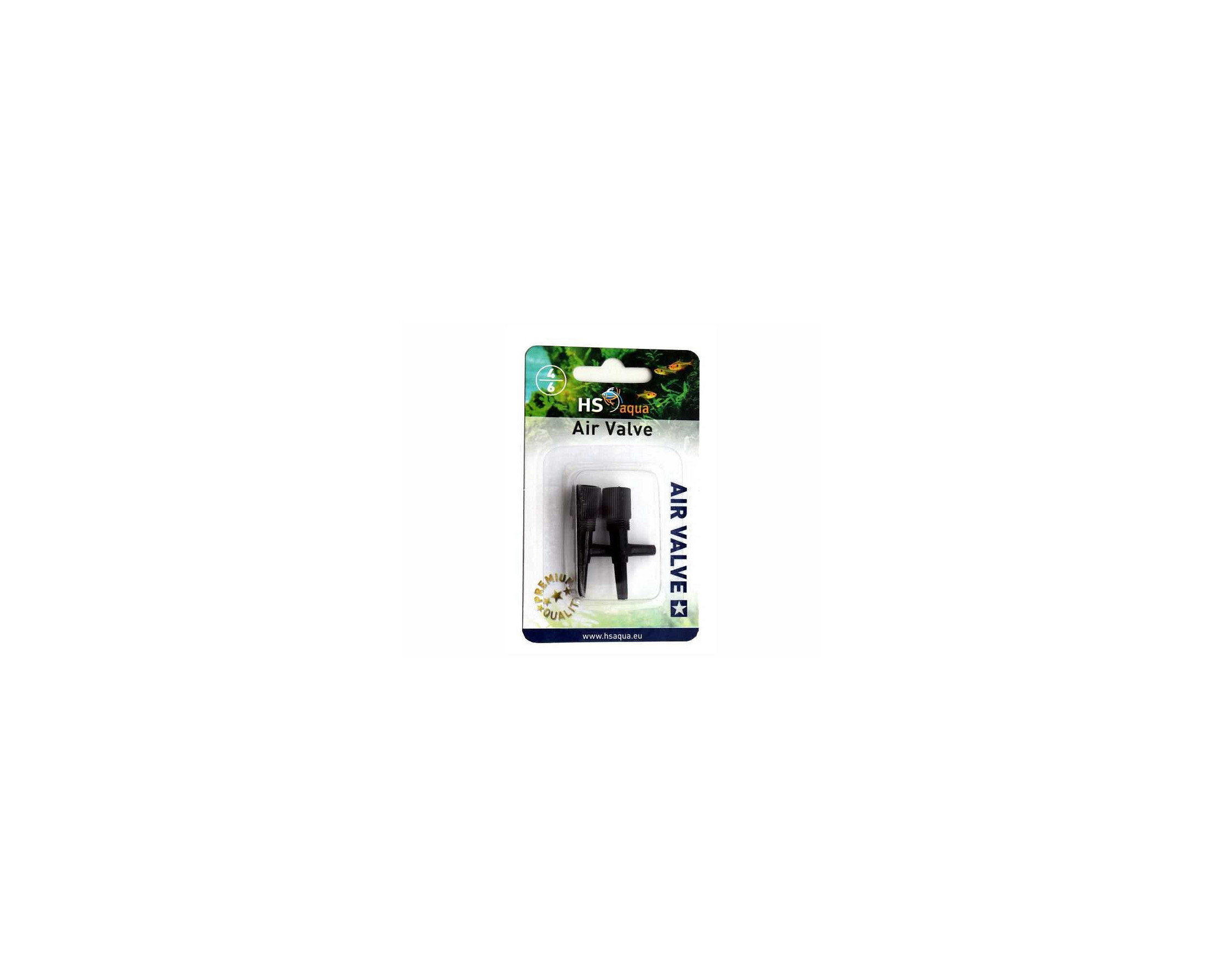HS AQUA LUCHTKRAAN 4-6 MM 2 ST. ZWART