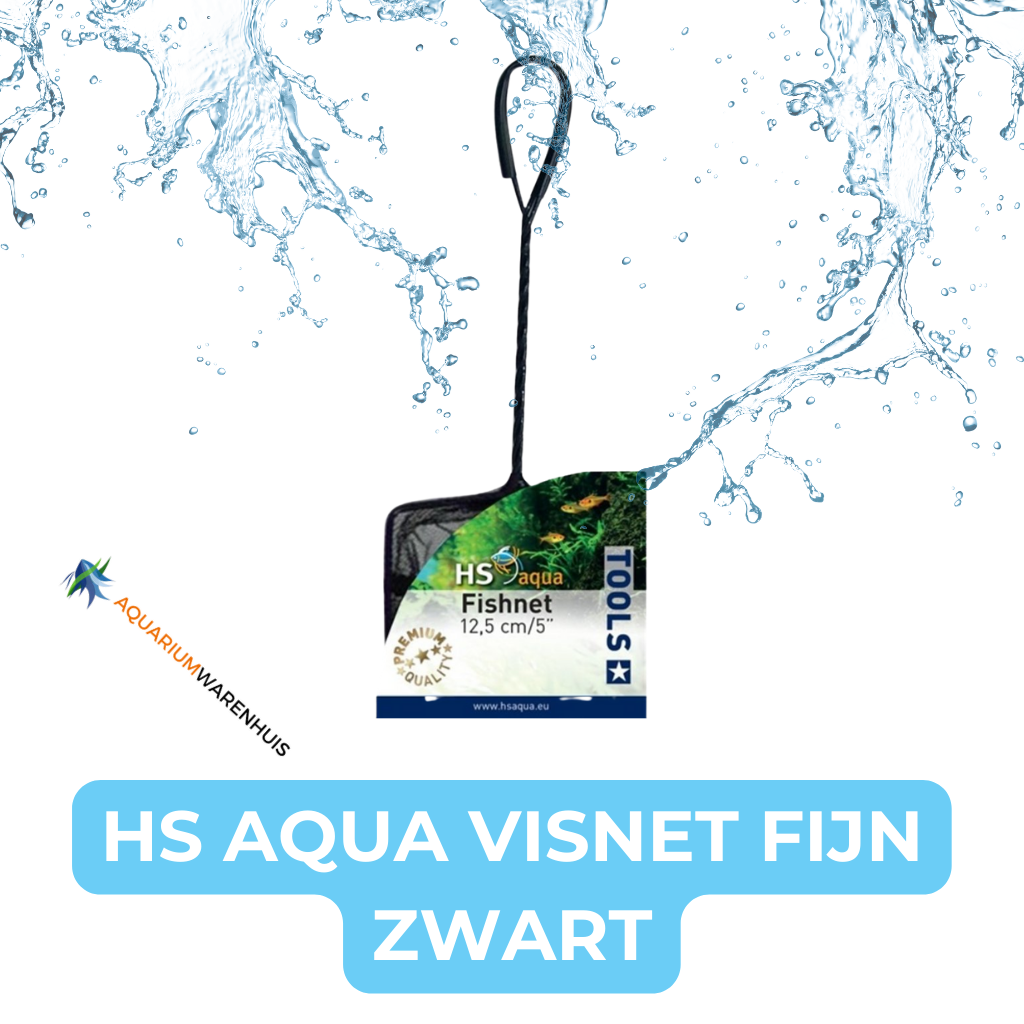 HS AQUA VISNET FIJN ZWART