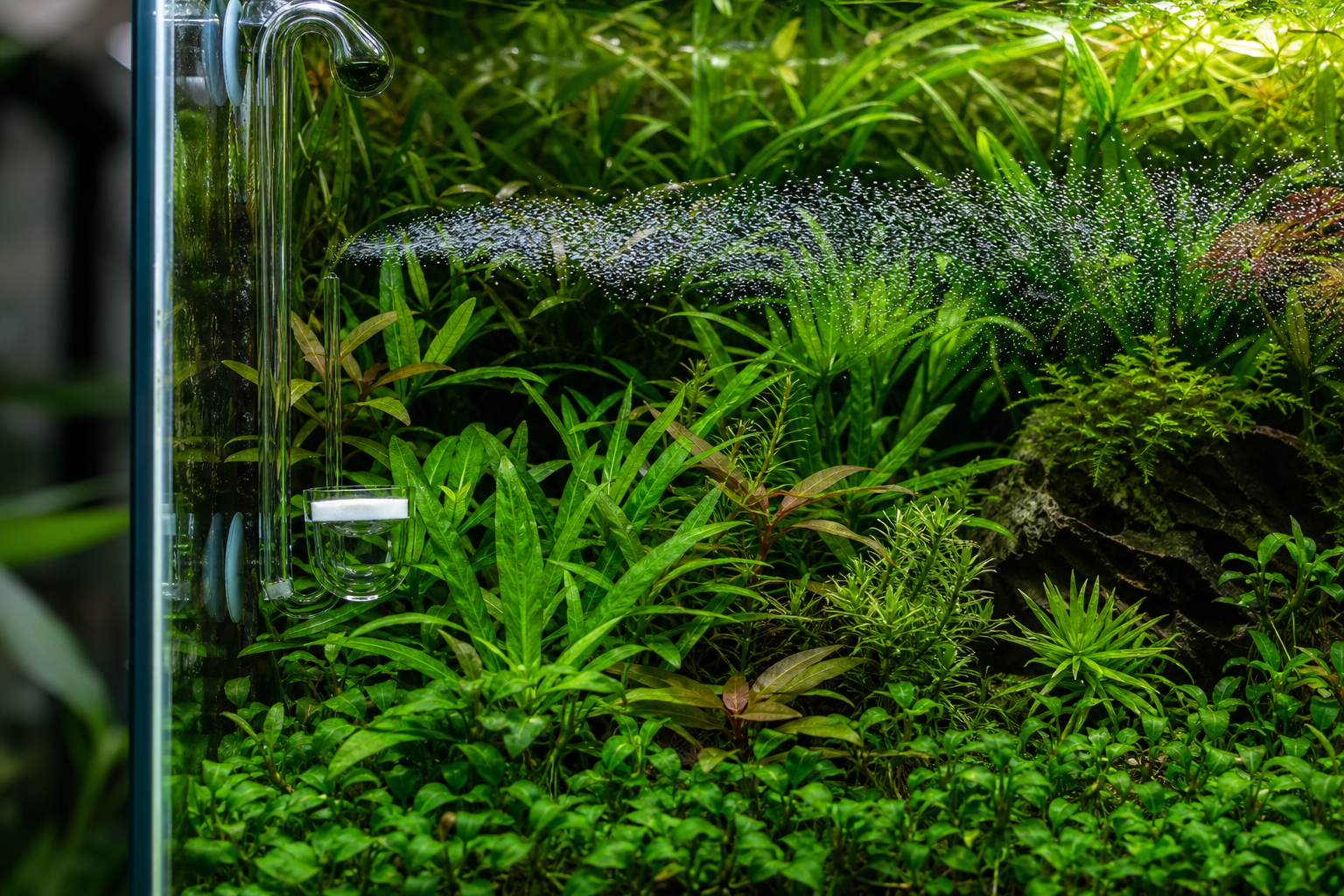 Diffuser onder filteruitstroom