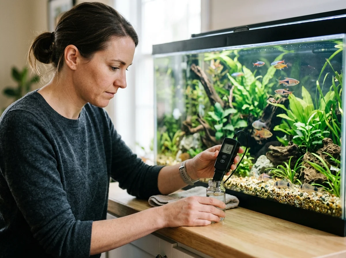 Zuurstofmeting in aquarium