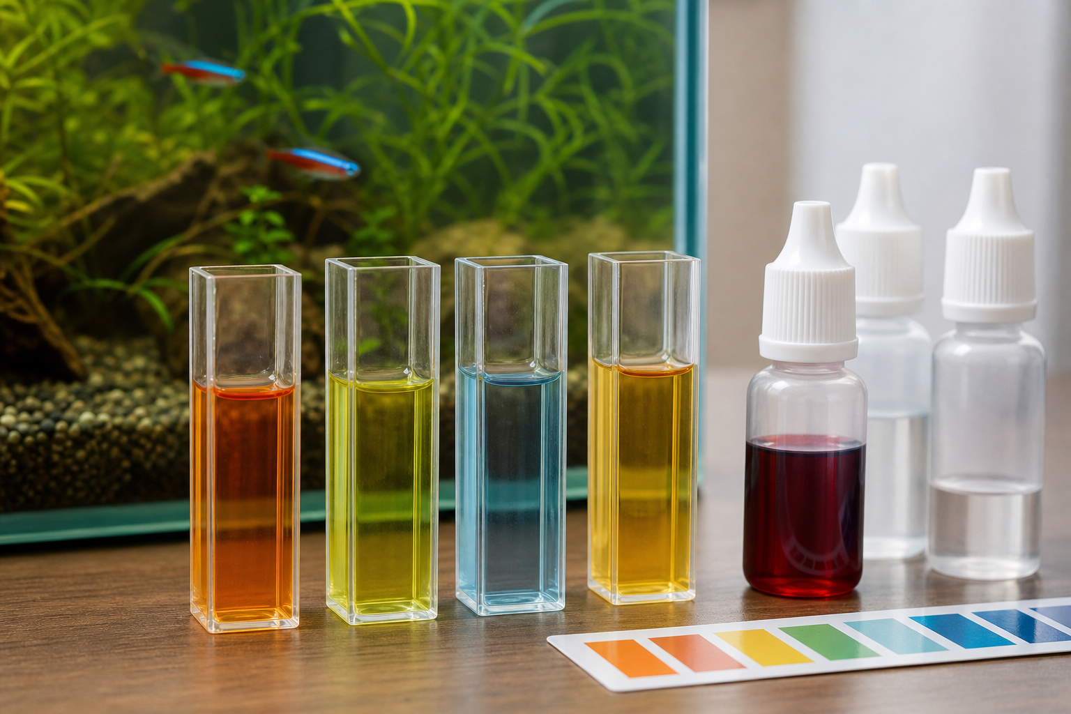 Druppeltest met testbuisjes