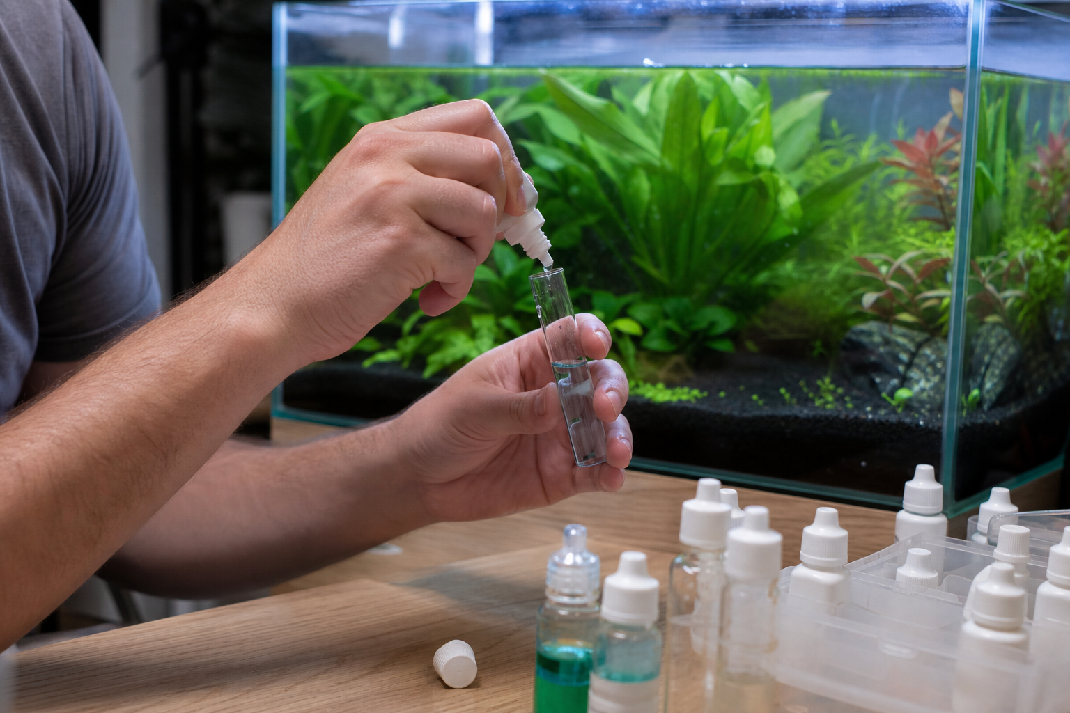 Waterwaarden aquarium testen