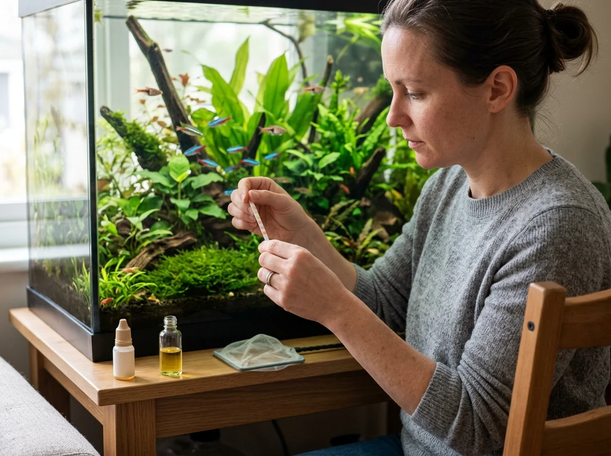 Aquariumwater testen thuis