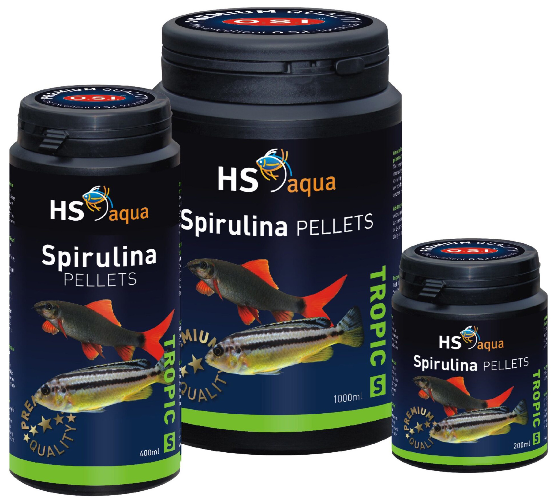 HS aqua Spirulina Pellets S